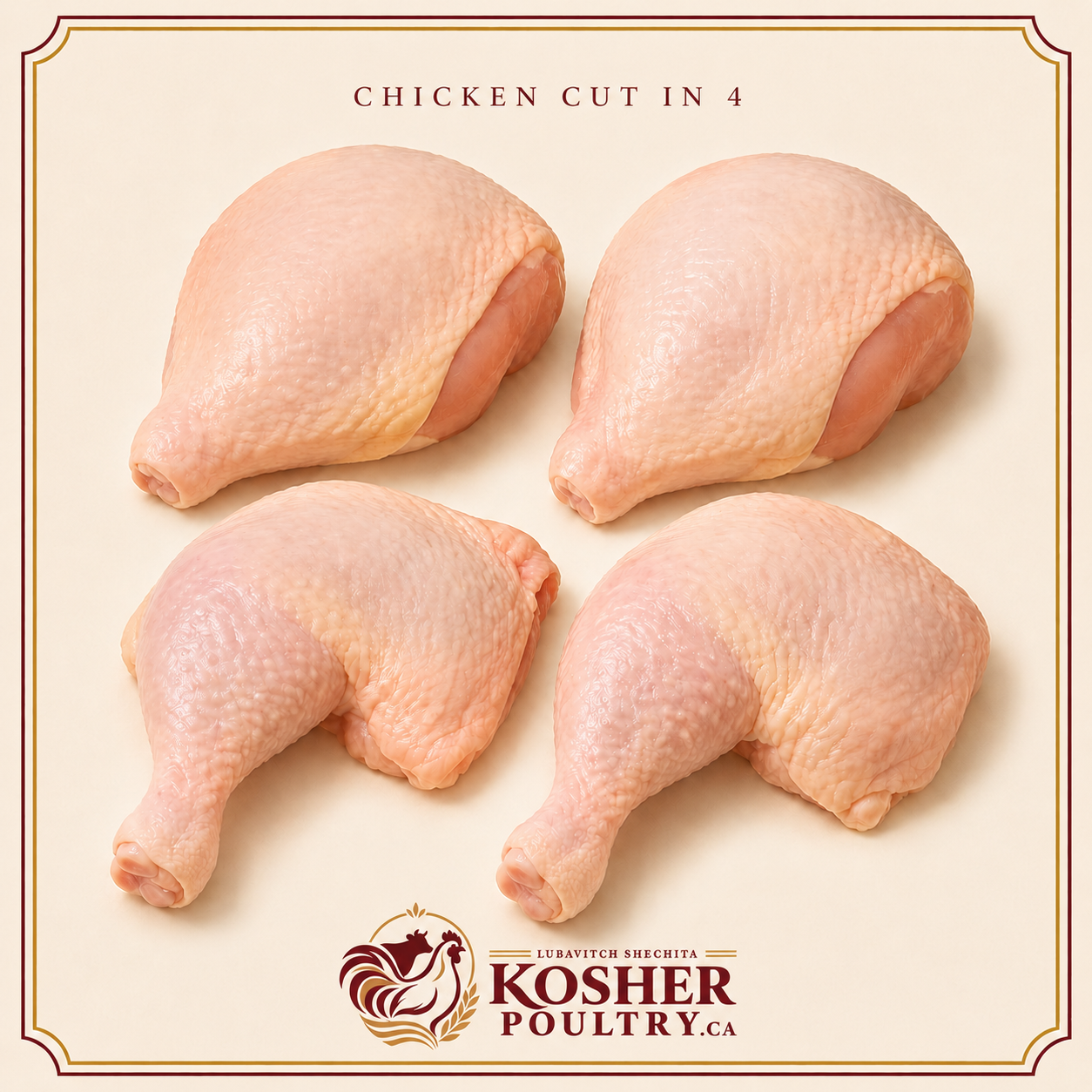 Chicken Cut in 4 (Split)